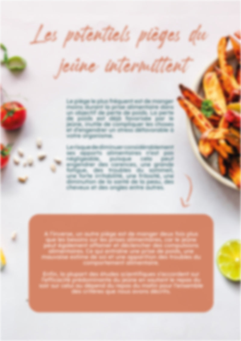 Sèche Express : Option jeûne intermittent 